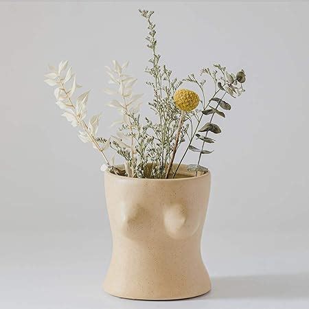 nude pots|Amazon.com: Boob Planter Body Vase Female Form Bust Flower .